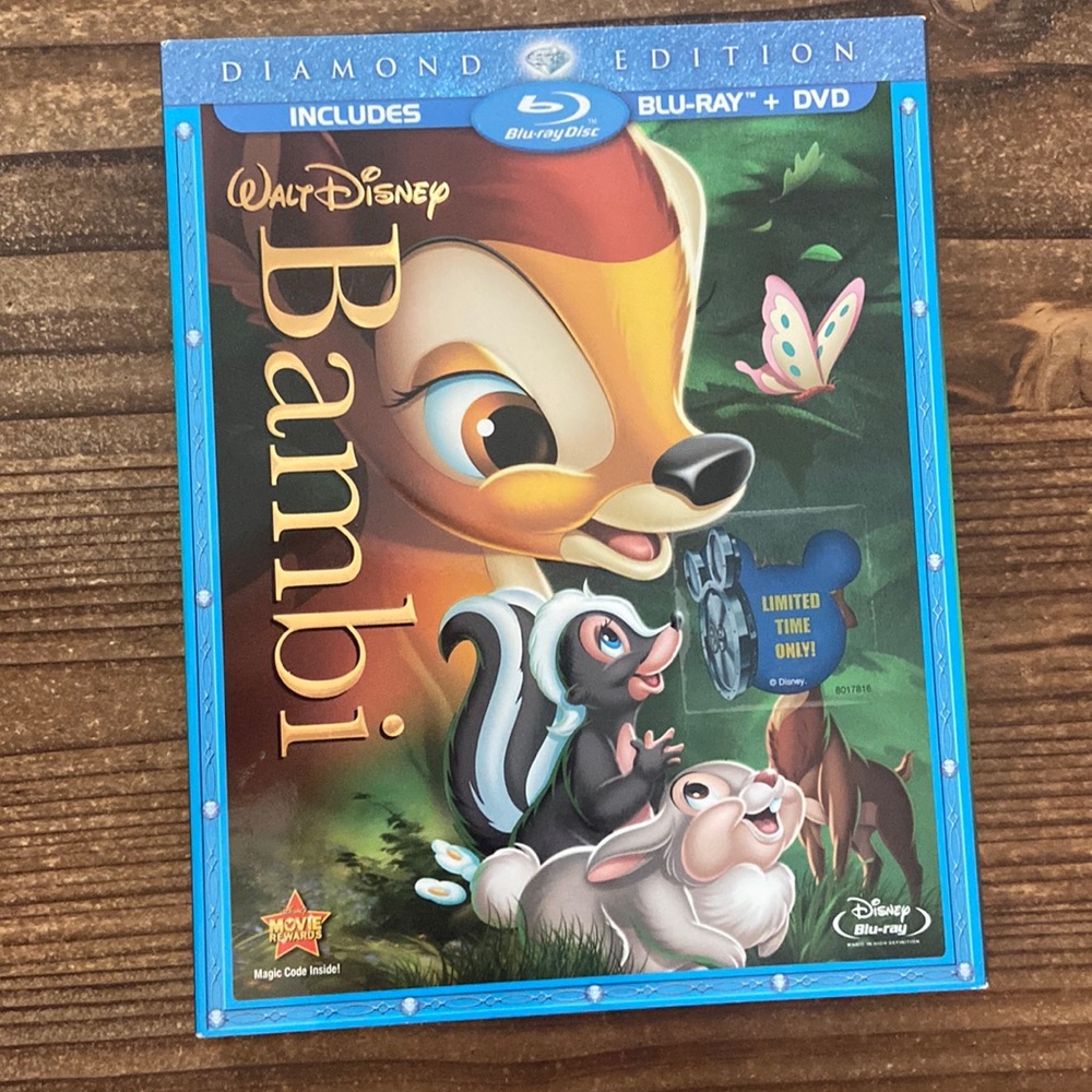 Disney Bambi Blu-Ray + DVD collection